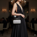 Evening Bag - Skull & Stone Knuckle Clutch Bags - Silver - BG-EHP7101SV